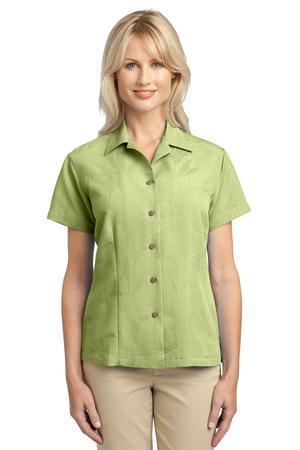 Port Authority® - Ladies Patterned Easy Care Camp Shirt. L536